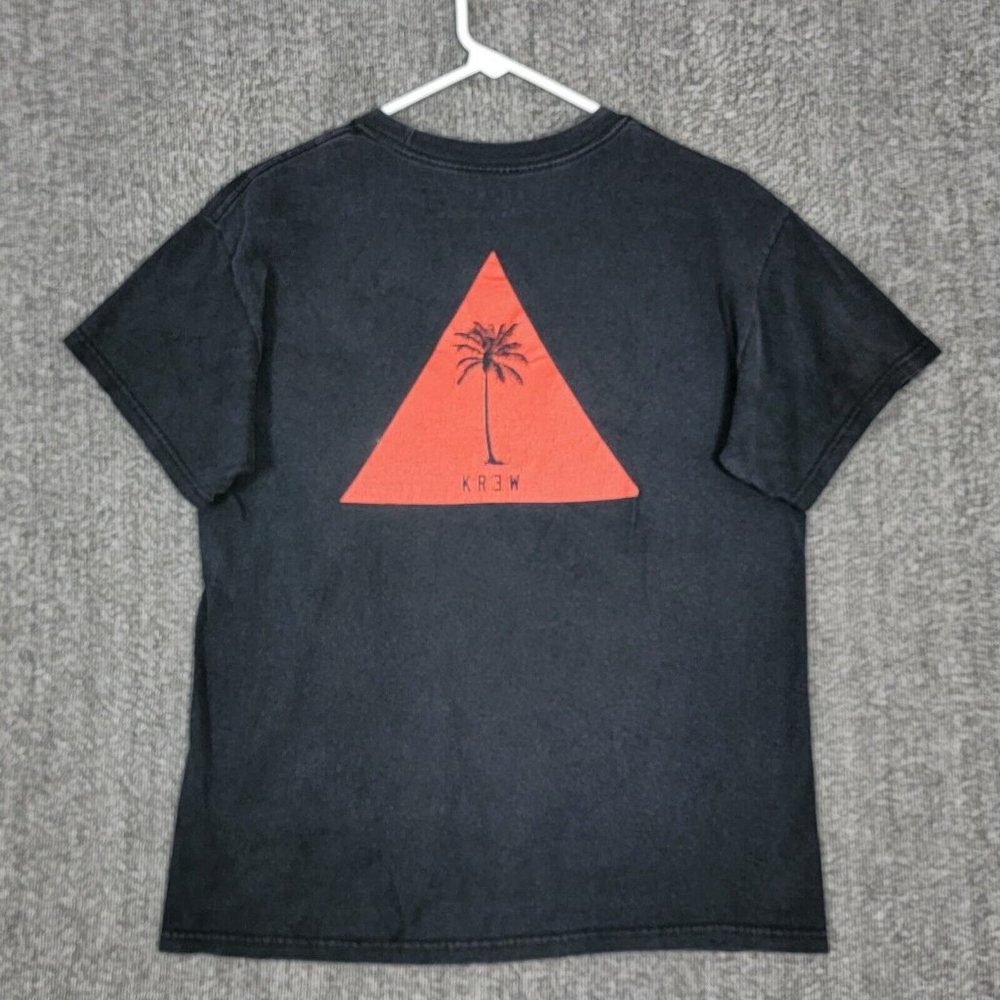 Krew T-Shirt Mens Medium Black Short Sleeve Crewneck